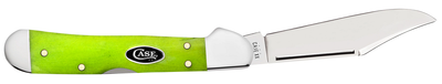 NAVAJA CASE GREEN APPLE BONE MINI COPPERLOCK