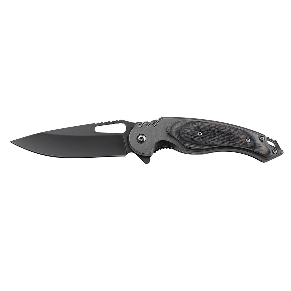 NAVAJA MTECH LINER LOCK 8.07" WOOD GRAY SATIN