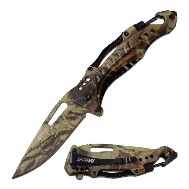 NAVAJA MTech USA Bottle Opener 8.25" Wood Camo