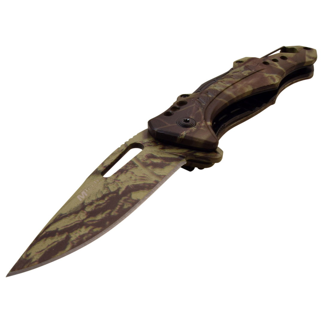 NAVAJA MTech USA Bottle Opener 8.25" Wood Camo