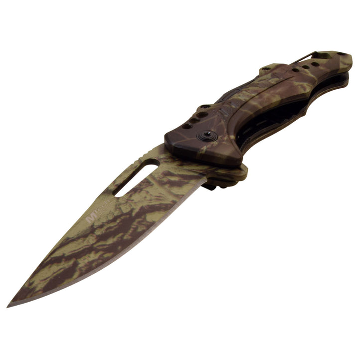 NAVAJA MTech USA Bottle Opener 8.25" Wood Camo