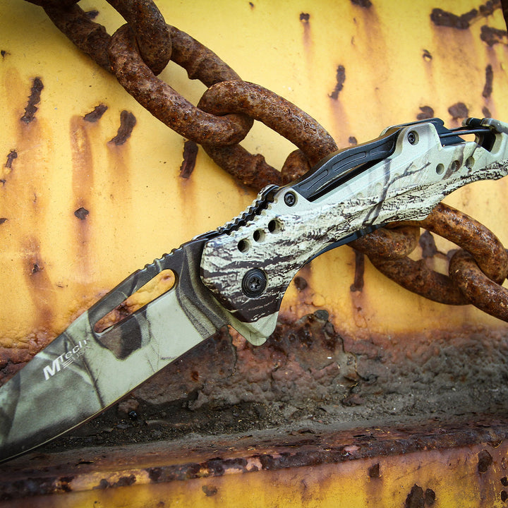 NAVAJA MTech USA Bottle Opener 8.25" Wood Camo