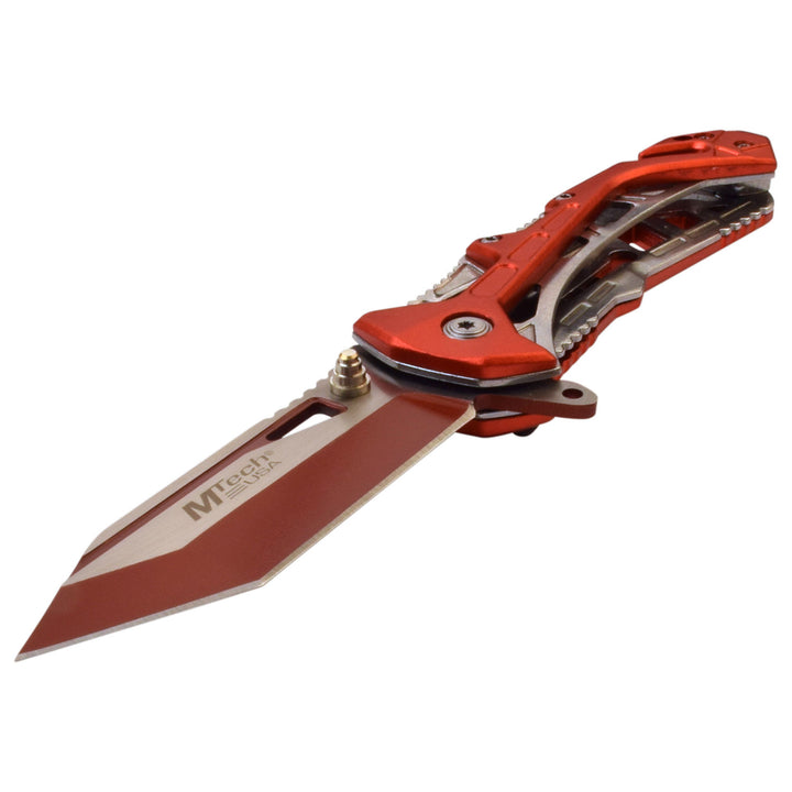 NAVAJA MTech USA SEAT BELT CUTTER  7.75" BLACK & RED