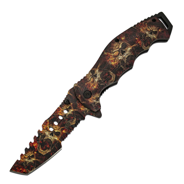 NAVAJA Master 8.50" BLACK SKULL DESING