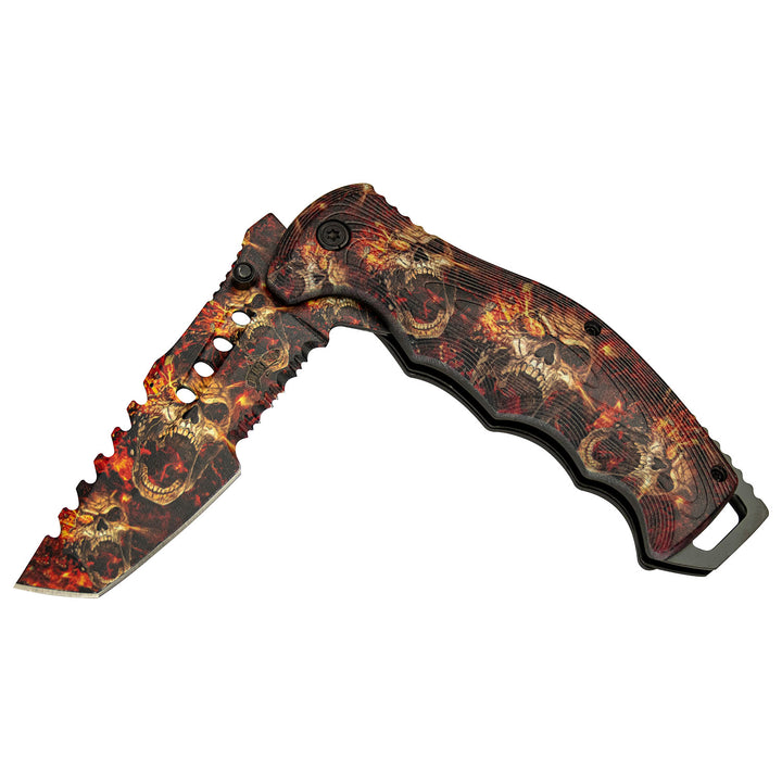 NAVAJA Master 8.50" BLACK SKULL DESING
