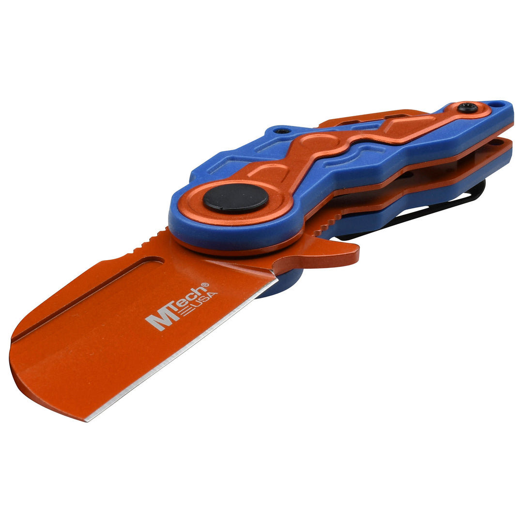 NAVAJA Mtech USA Cleaver 6" ORANGE/BLUE