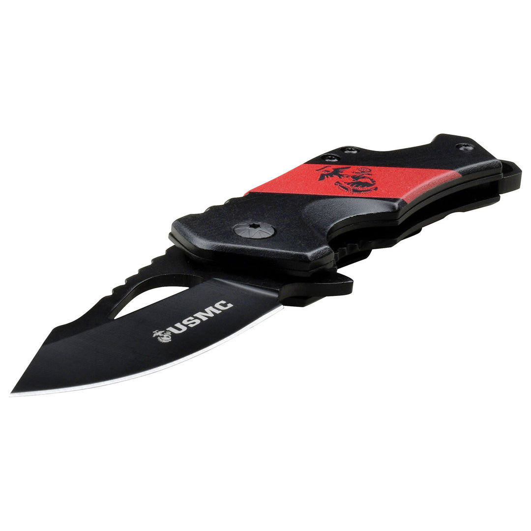 NAVAJA OEM USMC 6.00" BLACK/RED US Marines Graphic