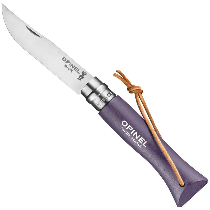 NAVAJA OPINEL No.06 Stainless Steel LAVENDER con correa