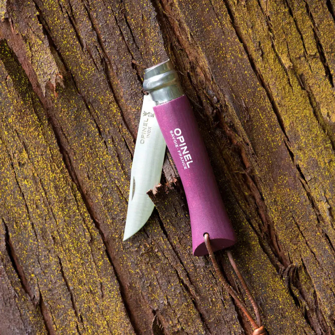 NAVAJA OPINEL No.06 Stainless Steel LAVENDER con correa