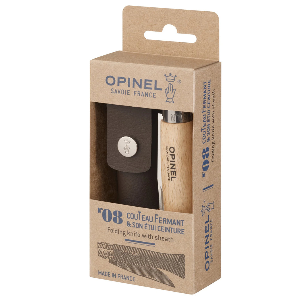 NAVAJA OPINEL No.08 Stainless Steel con funda