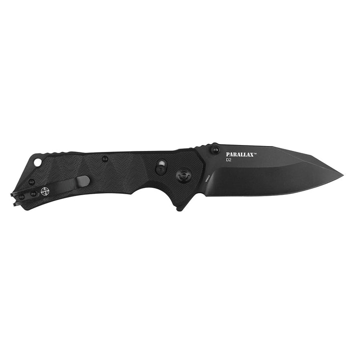 NAVAJA PARALLAX 8.25" Elite Tactical BLACK DROP POINT