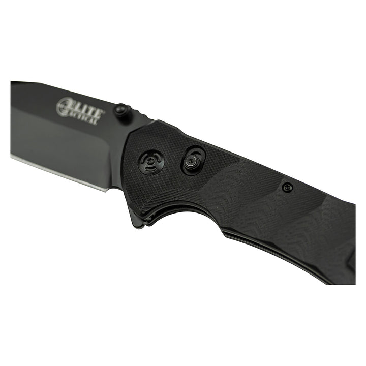 NAVAJA PARALLAX 8.25" Elite Tactical BLACK DROP POINT