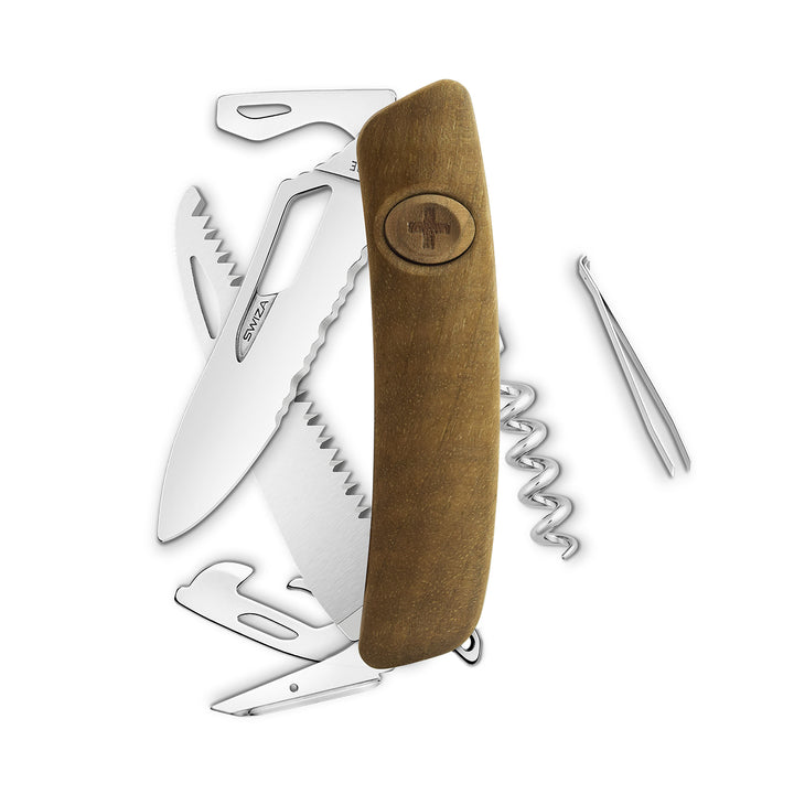 NAVAJA POLISHED SH05 TR WAVY EDGE, 13USOS MADERA DE NOGAL