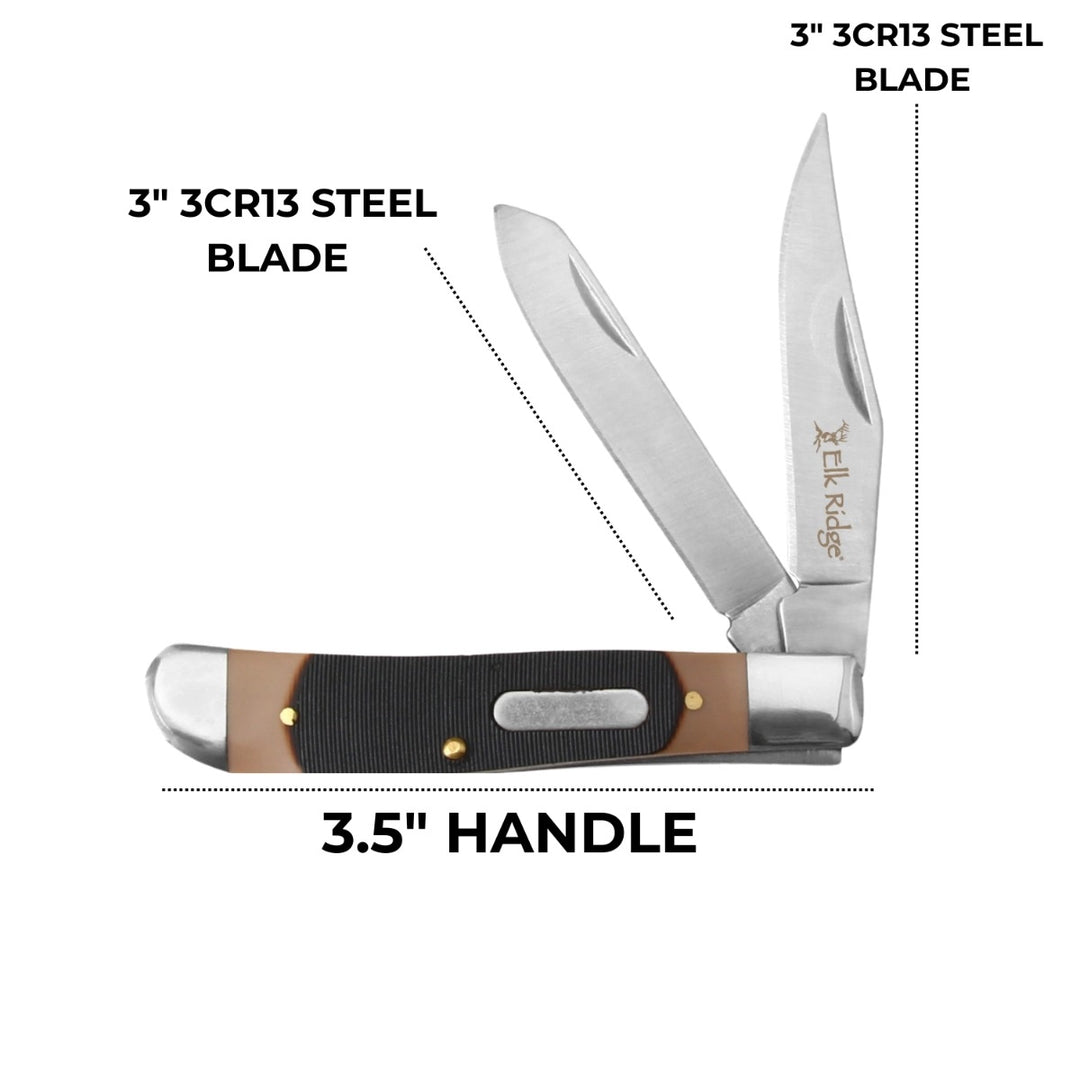 NAVAJAS ELK RIDGE Gentleman's Trapper SPEY POINT BLADE 6.50"