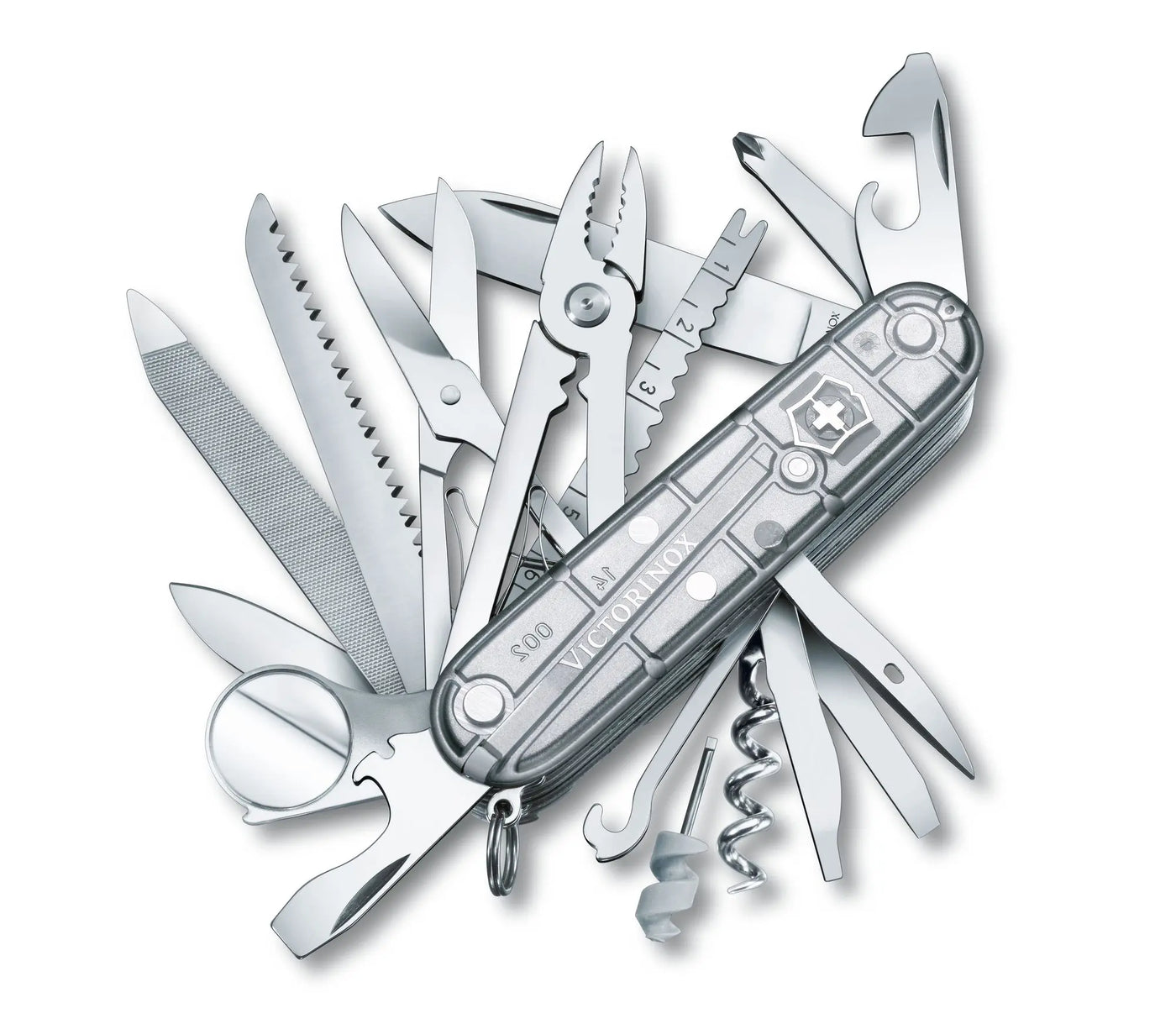 NAVAJA SWISS CHAMP SILV. TECH PLATA TRANSPARENTE., 32 USOS
