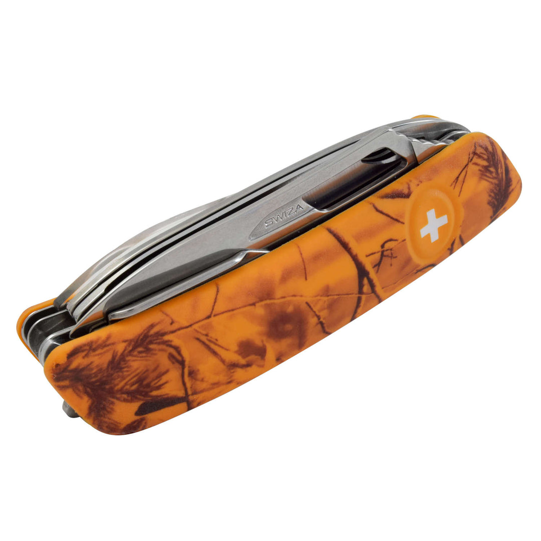 NAVAJA SWIZA HUNTING SH10 TR-HUTT 15 FUNCIONES CAMO RAMAS NARANJAS