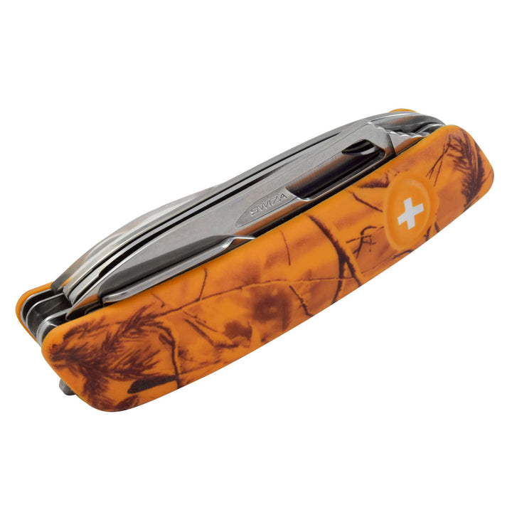 NAVAJA SWIZA HUNTING SH10 TR-HUTT 15 FUNCIONES CAMO RAMAS NARANJAS