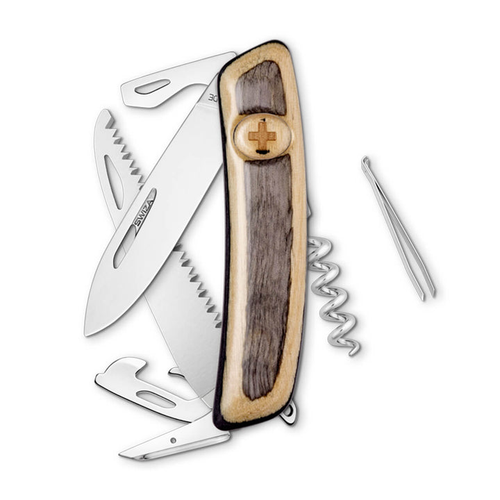 NAVAJA SWIZA POLISHED D05 13 USOS, MADERA LIMADA BLANCA