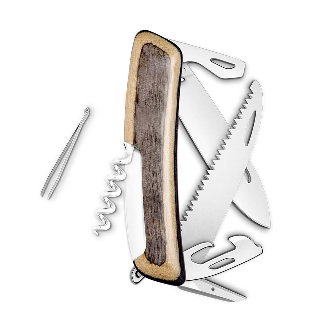 NAVAJA SWIZA POLISHED D05 13 USOS, MADERA LIMADA BLANCA