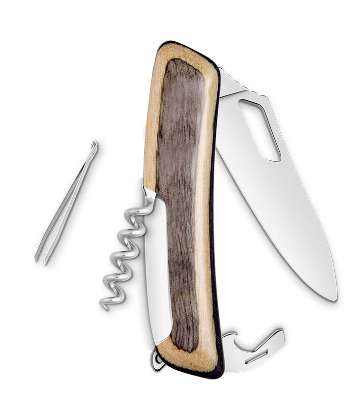 NAVAJA SWIZA POLISHED WINEMAKER SH01 R.WM 7 USOS WOOD WHITE