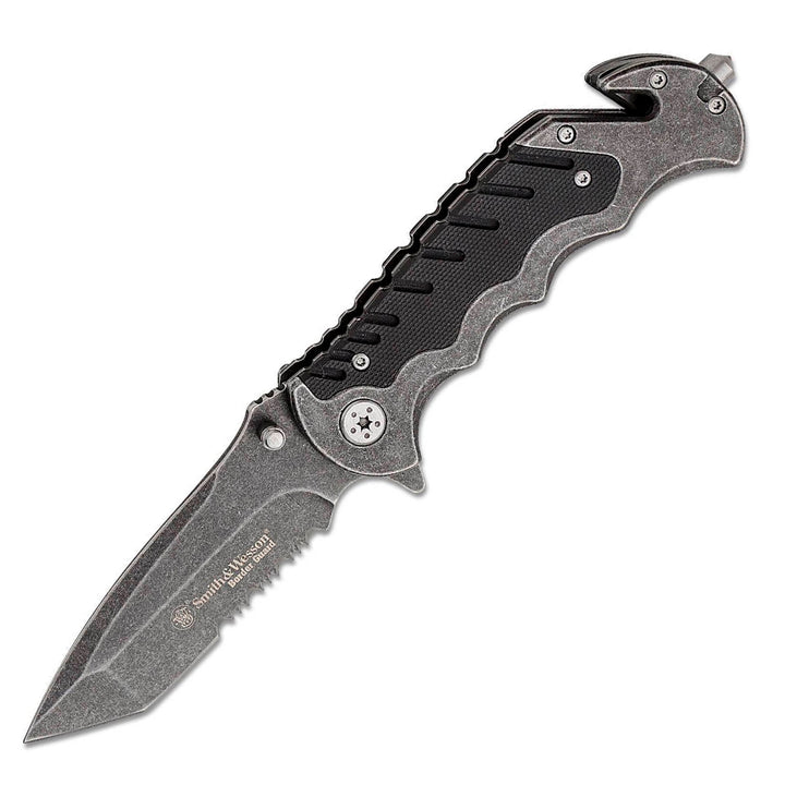 NAVAJA S&W Border Guard 10S Tanto Serrated