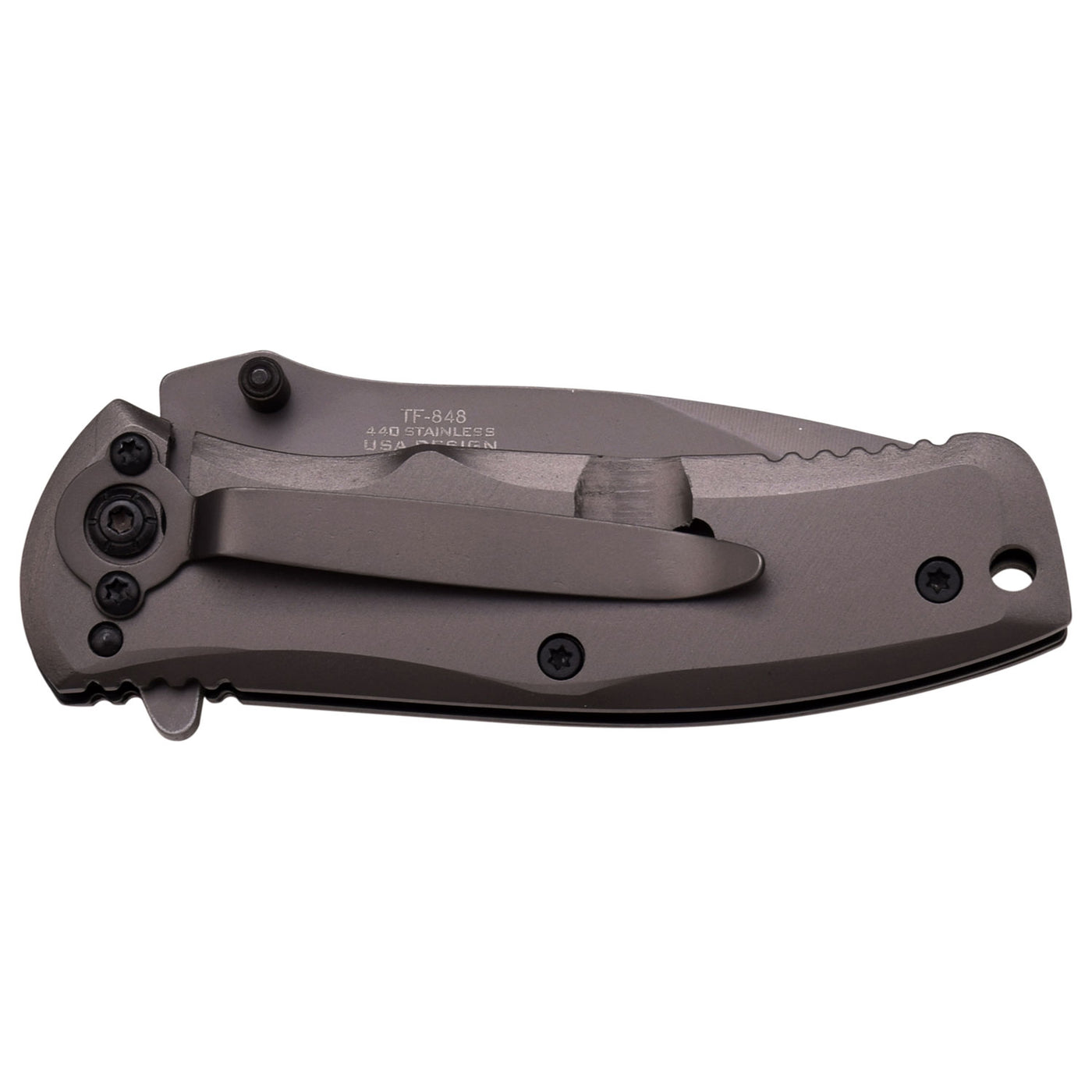 NAVAJA Tac-Force 3.5" CLOSED GRAY TITANIUM COATED BLADE