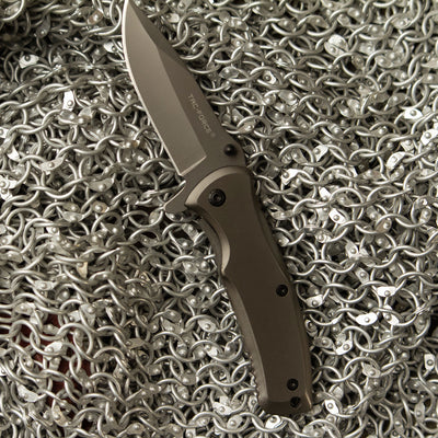 NAVAJA Tac-Force 3.5" CLOSED GRAY TITANIUM COATED BLADE