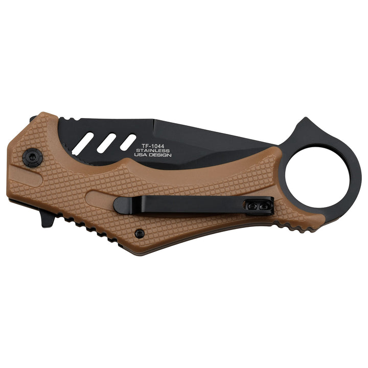 NAVAJA Tac-Force 9.25" BROWN Fine Edge