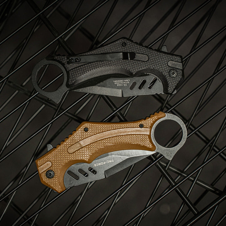 NAVAJA Tac-Force  Finger Flipper 9.25" BLACK