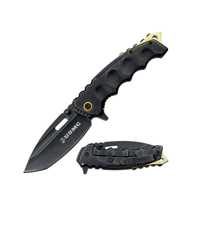 NAVAJA USMC Stonewash 8.50" BLACK Gold TiNite