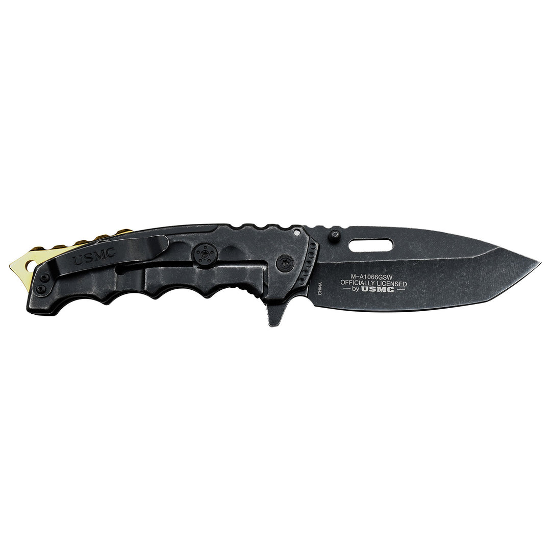 NAVAJA USMC Stonewash 8.50" BLACK Gold TiNite