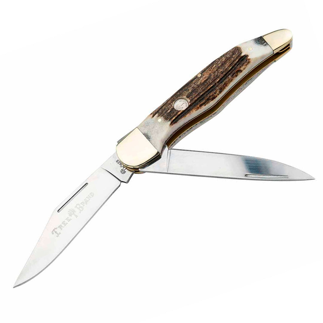 Navaja Boker Hunter Stag D2 Brown
