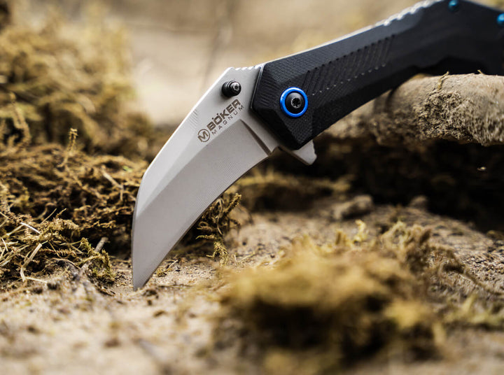 KARAMBIT Boker Magnum Veloc G10 440B Framelock
