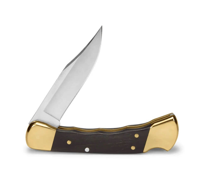 Navaja Buck Knives Folding Hunter 110 para caza y pesca con cacha Ortopédica