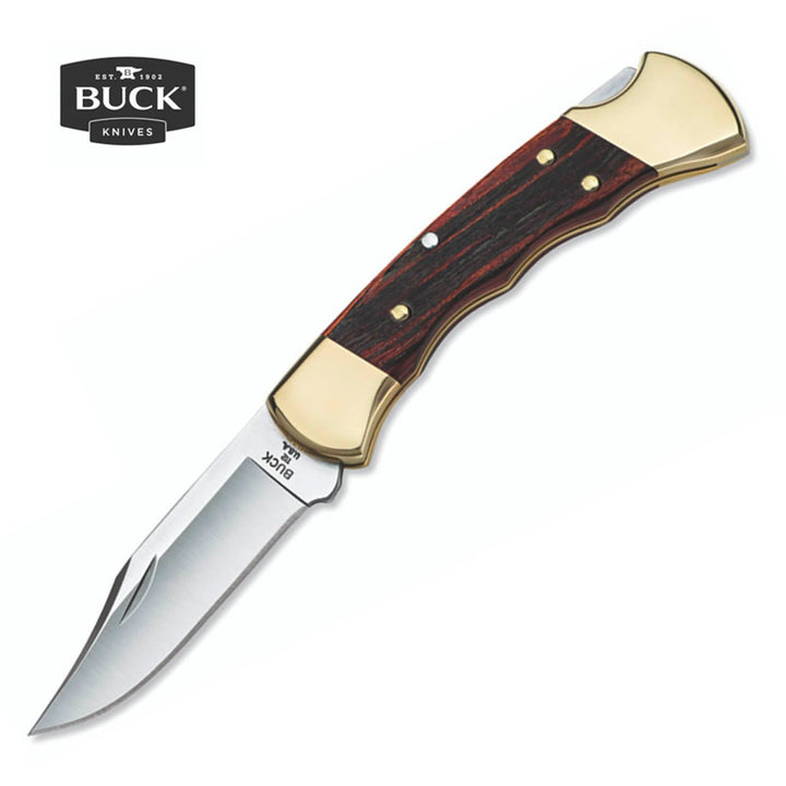 Navaja Buck Knives Folding Hunter 110 para caza y pesca con cacha Ortopédica