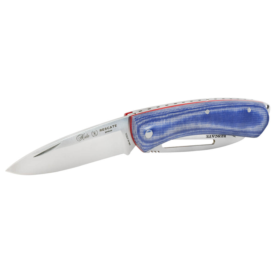 Navaja Linea Rescate Acero Inoxidable AN-58 Mango Mikarta