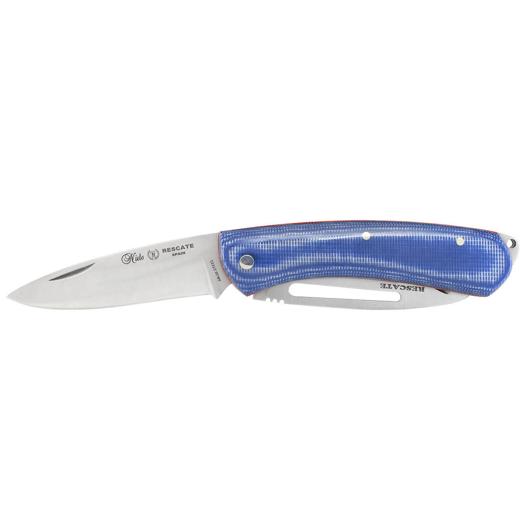 Navaja Linea Rescate Acero Inoxidable AN-58 Mango Mikarta