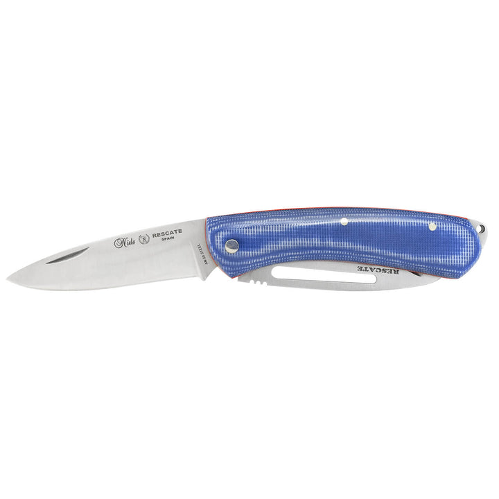 Navaja Linea Rescate Acero Inoxidable AN-58 Mango Mikarta