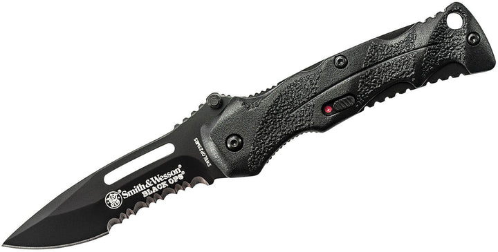 Navaja Smith & Wesson Black Ops 2 Black Blade Serrated