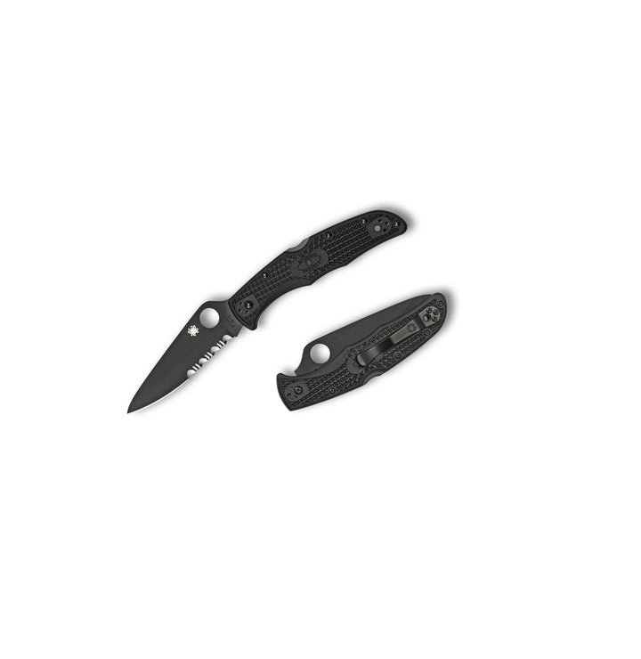 Navaja Spyderco Endura 4 Tactical Black FRN