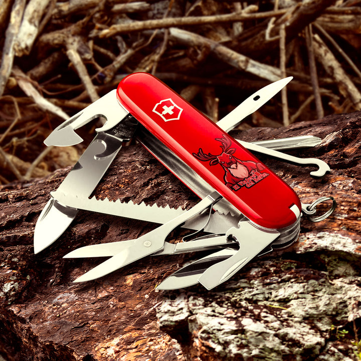 Navaja Victorinox Fieldmaster Edicion "El Viajero del Norte" CIERVO ROJO