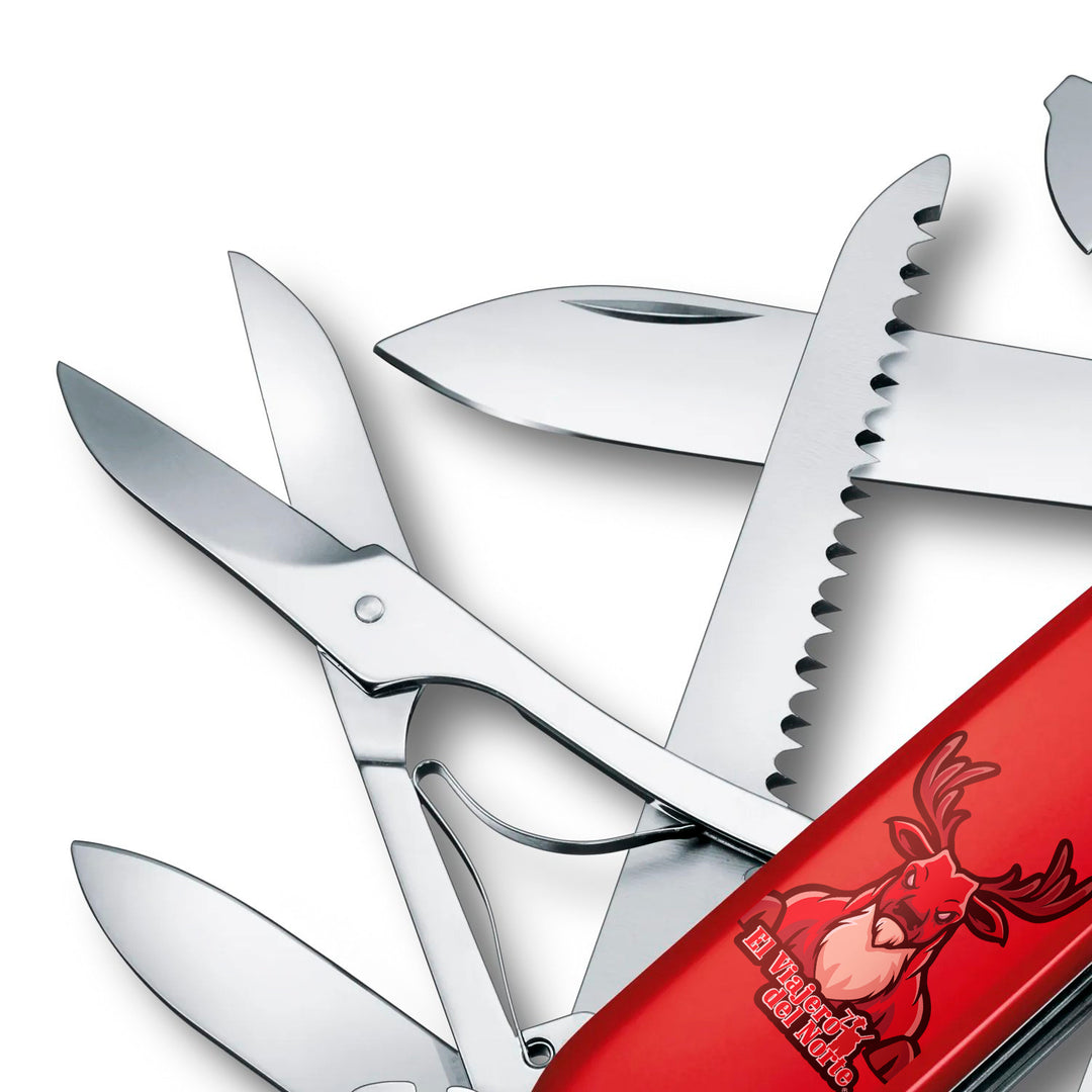 Navaja Victorinox Fieldmaster Edicion "El Viajero del Norte" CIERVO ROJO