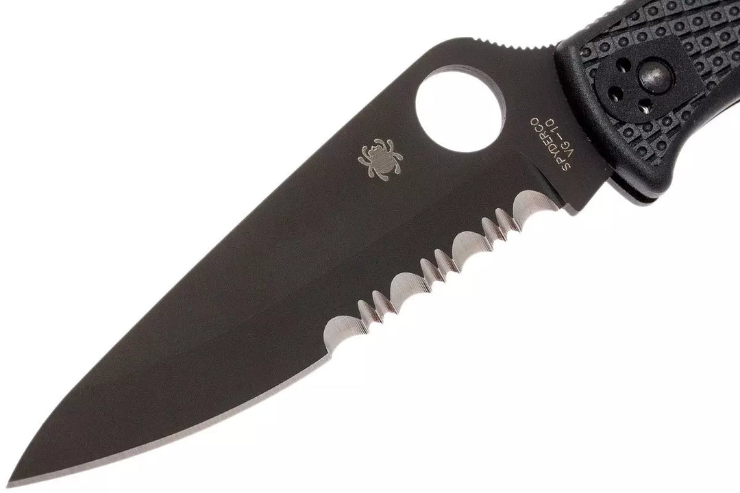 Navaja Spyderco Endura 4 Tactical Black FRN