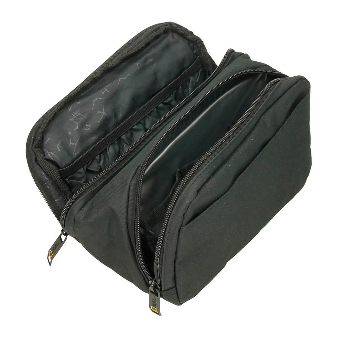 Neceser Nat Geo, PRO 5 L, resistente al agua, negro