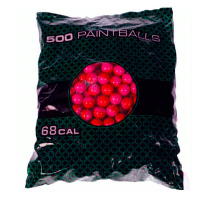 PINTURA GI SPORTZ CAL .68 Burgundy Shell Pink Fill BOLSA con 500