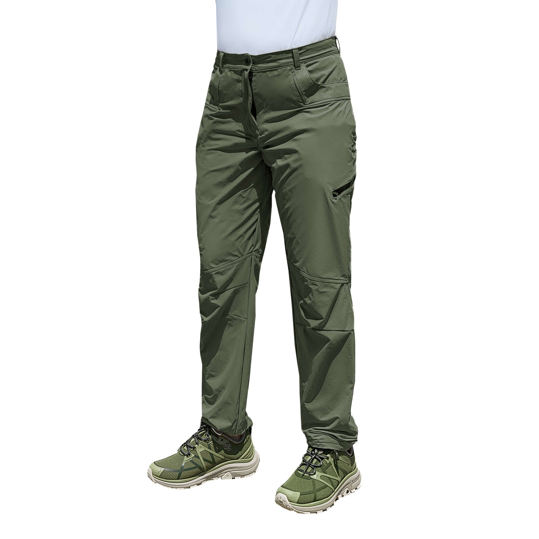 PANTALON HIKING STRETCH DAMA OLIVO
