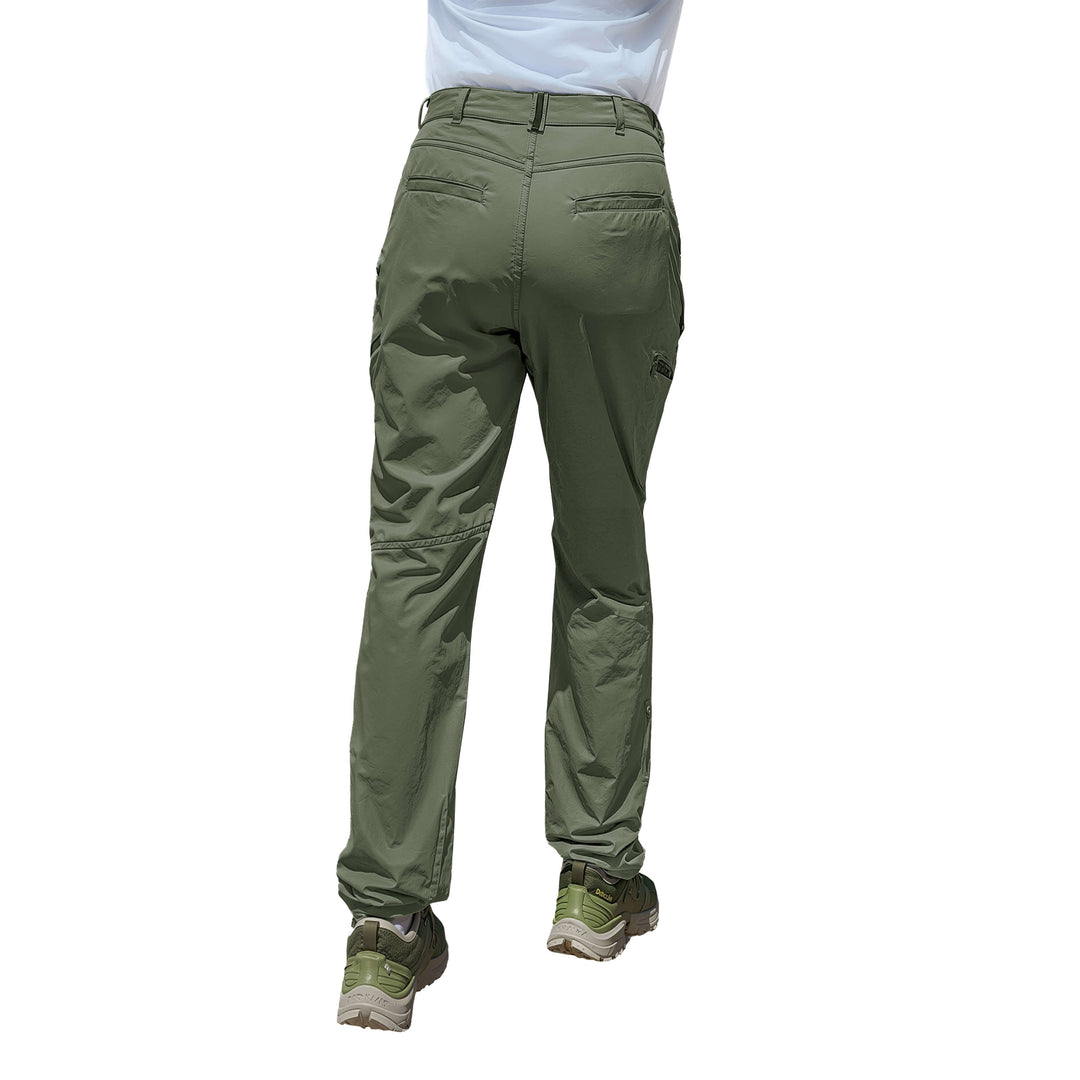 PANTALON HIKING STRETCH DAMA OLIVO
