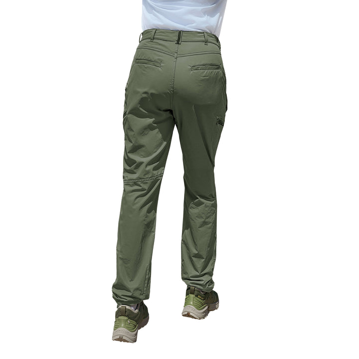 PANTALON HIKING STRETCH DAMA OLIVO