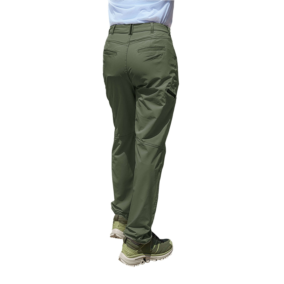 PANTALON HIKING STRETCH DAMA OLIVO