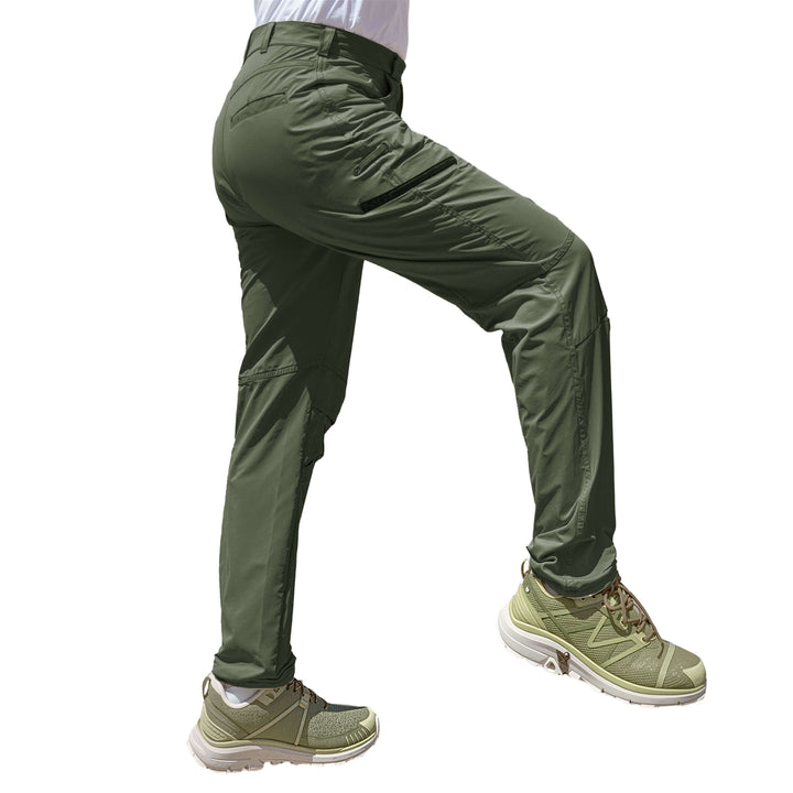 PANTALON HIKING STRETCH DAMA OLIVO